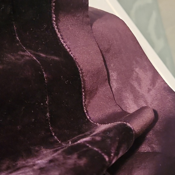 Velvet and silk blouse - Picture 3 of 6